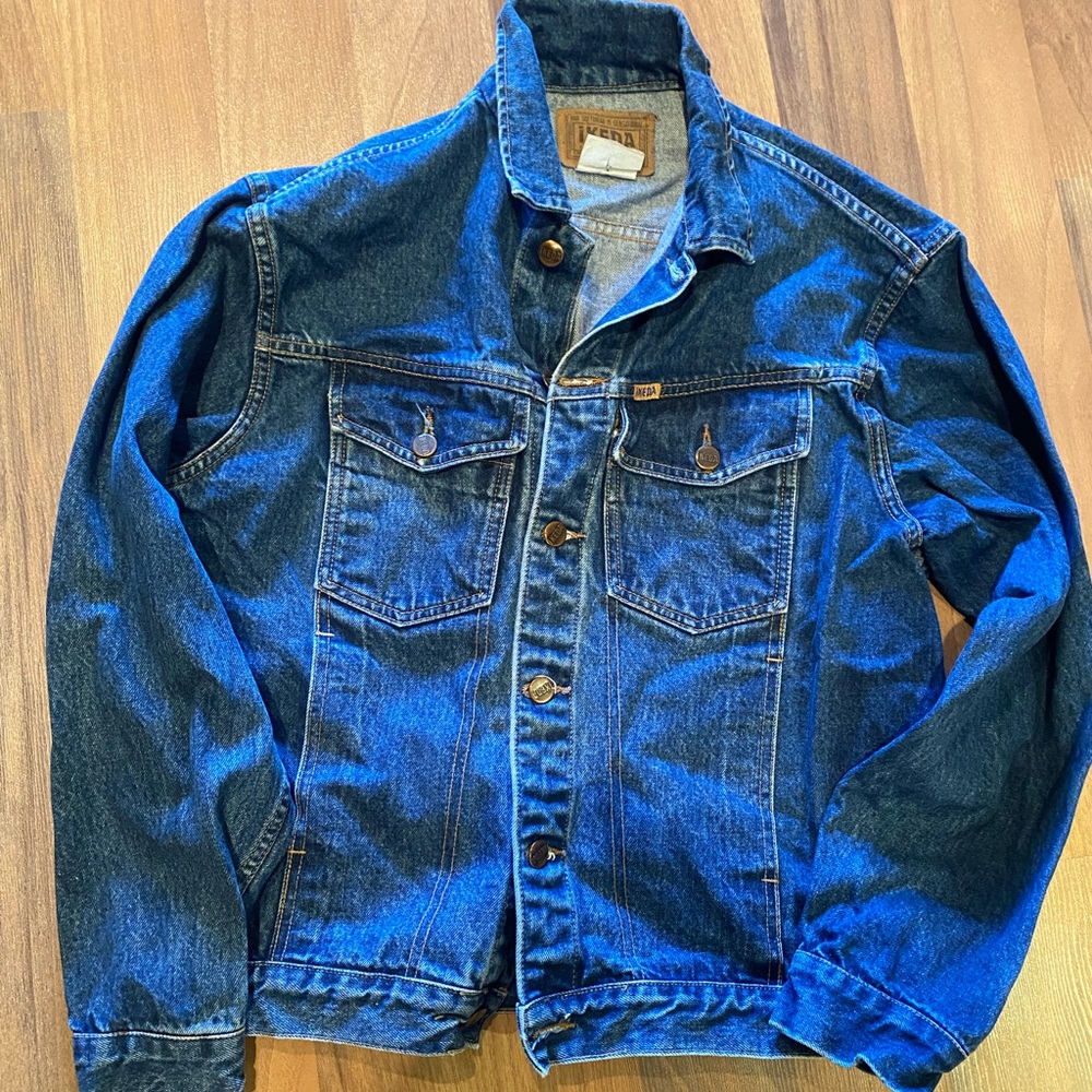Men's vintage Ikeda Tokyo Denim Jacket - Classic Trucker Style